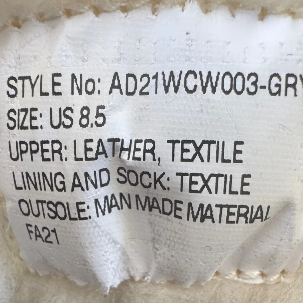 Alpine Design NEW Leather Gray Winter Waterproof Boots, Women’s Size 8.5 - Picture 16 of 16